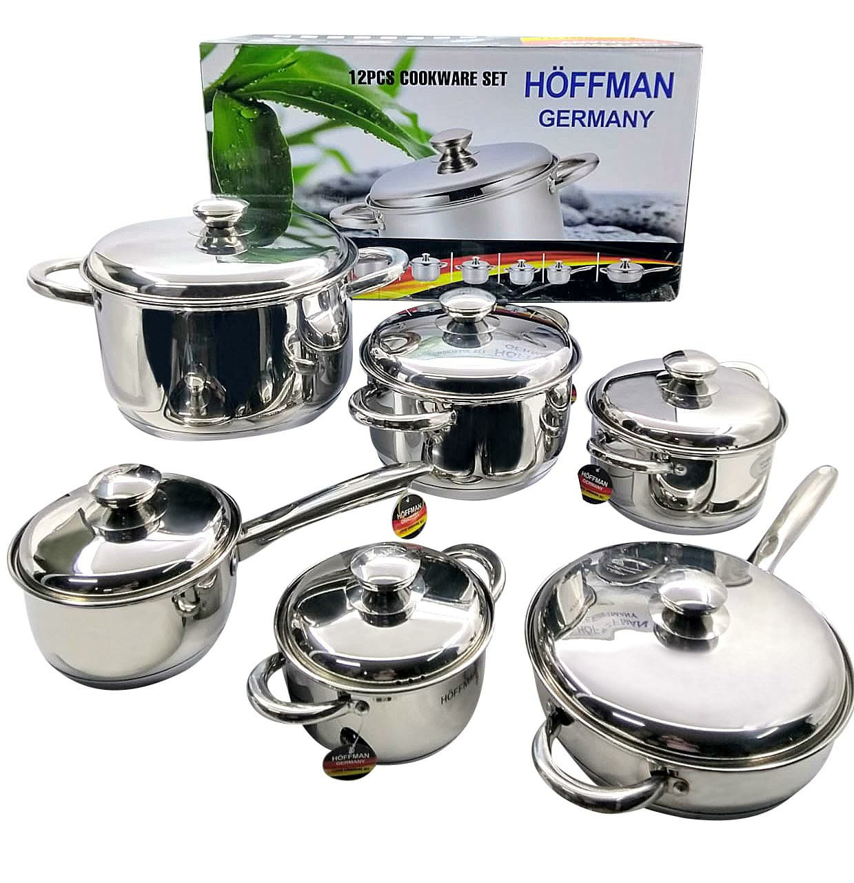 Miniatura 3 de Bateria de ollas hoffman 12 piezas